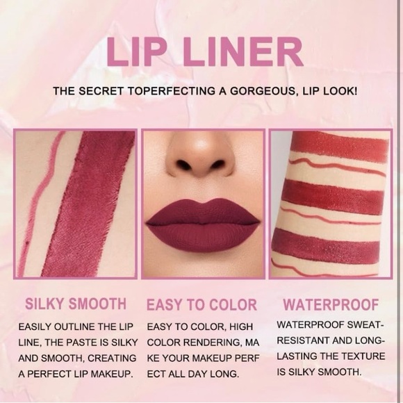 DNM Magic Lipstick 24 Hours Original Lip Liner Makeup Long Lasting #01 #09 #06 - Picture 2 of 4